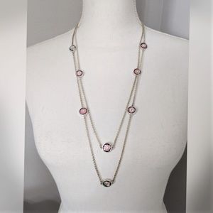 Vera Bradley Petal Paisley Dainty Chain Necklace